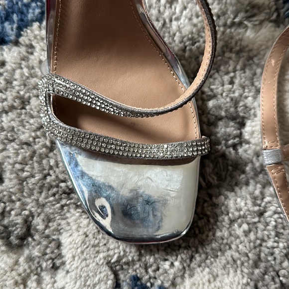Steve Madden Rhinestone Women’s Sandal Heels Size 6.5 - Picture 6 of 9